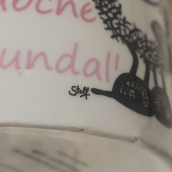 Sheepworld Large Mug Teacher Sheep Logo with German Names Animal Graphics Rare - Picture 9 of 9
